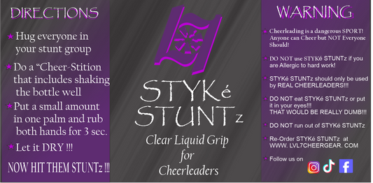 STYKe' STUNTz 8oz CLEAR Liquid Refill
