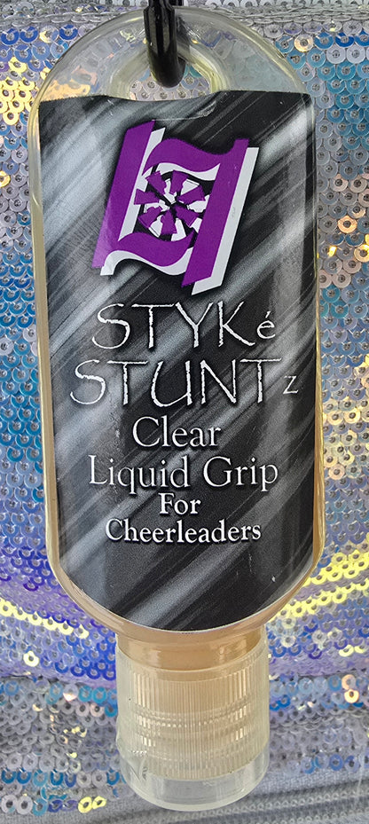 STYKe STUNTz 50mL Stealth/Clear Liquid Grip with carabiner.
