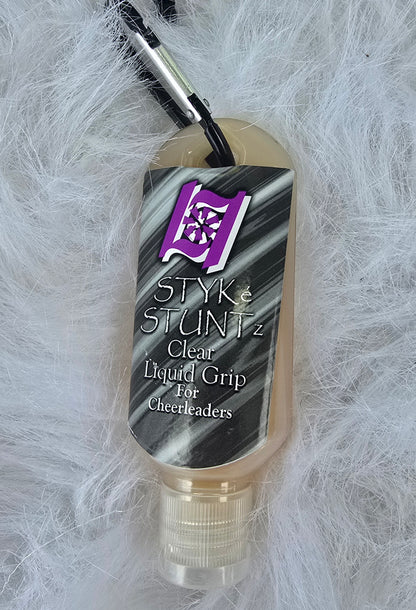 STYKe STUNTz 50mL Stealth/Clear Liquid Grip with carabiner.
