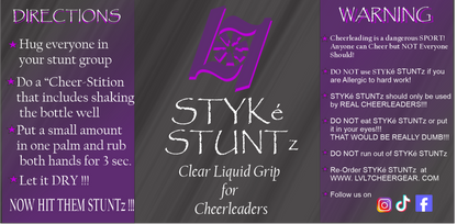 STYKe' STUNTz  8oz CLEAR Liquid Refill